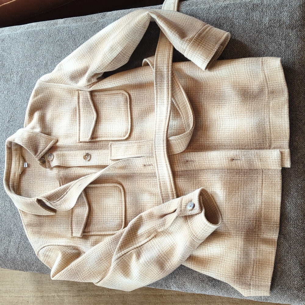& Other Stories plaid wool jacket 6